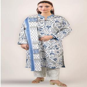 ETHNIC Khaadi 3 Piece Suit - Premium Pakistani Fabric